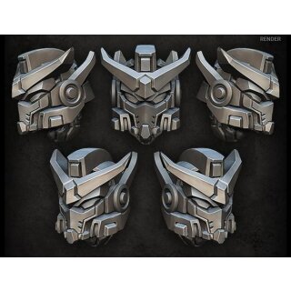 Mech Warrior helmets (5)