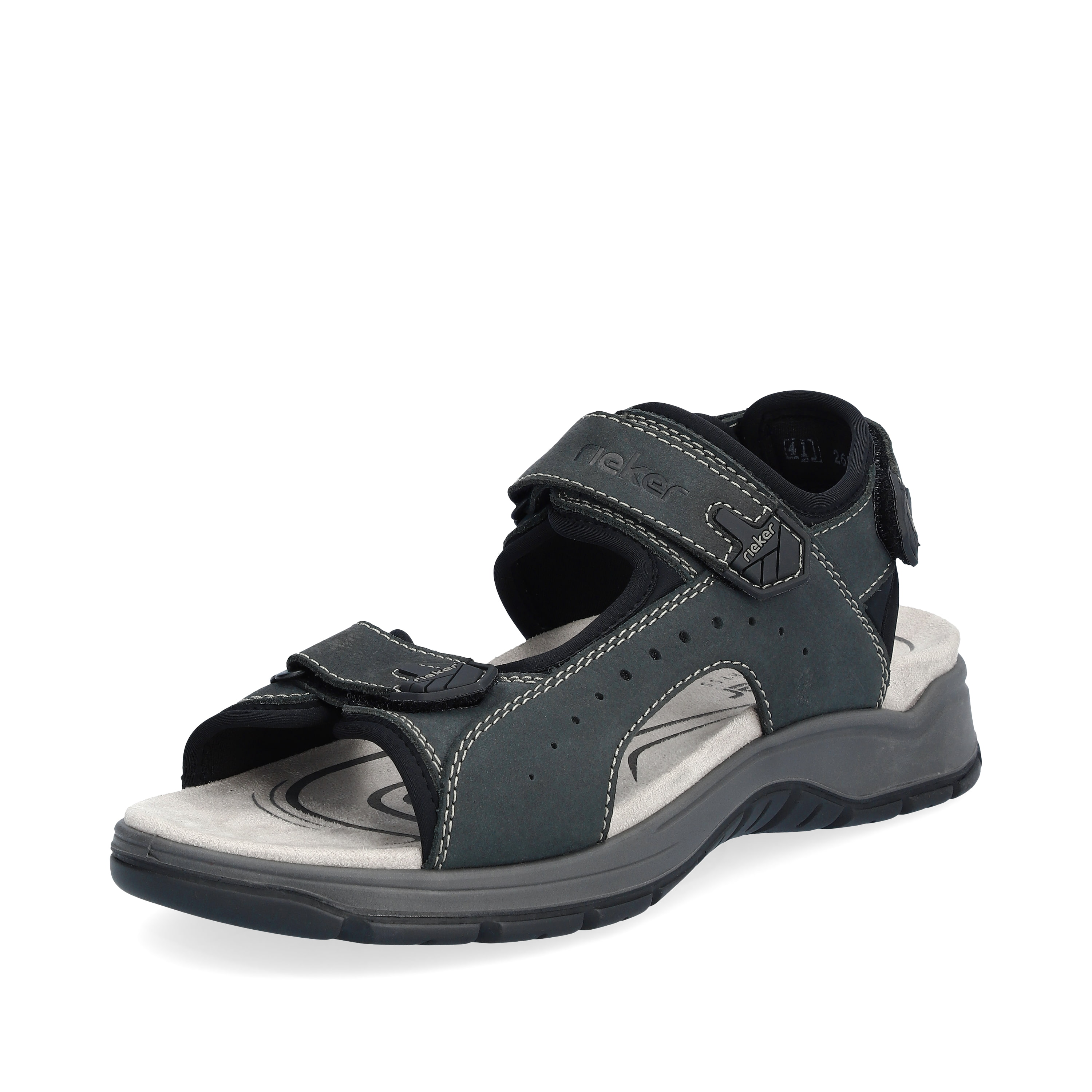 Rieker Herren Trekkingsandalen blaugrau