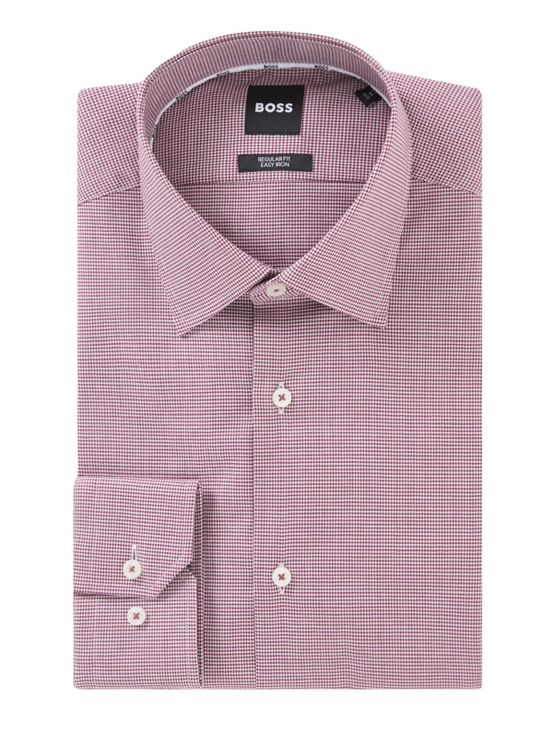 Camisa HUGO BOSS Joe de corte regular com microestampa
