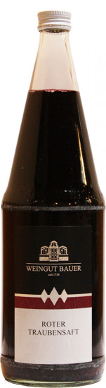 Roter Traubensaft 1,0 L - Weingut M+U Bauer