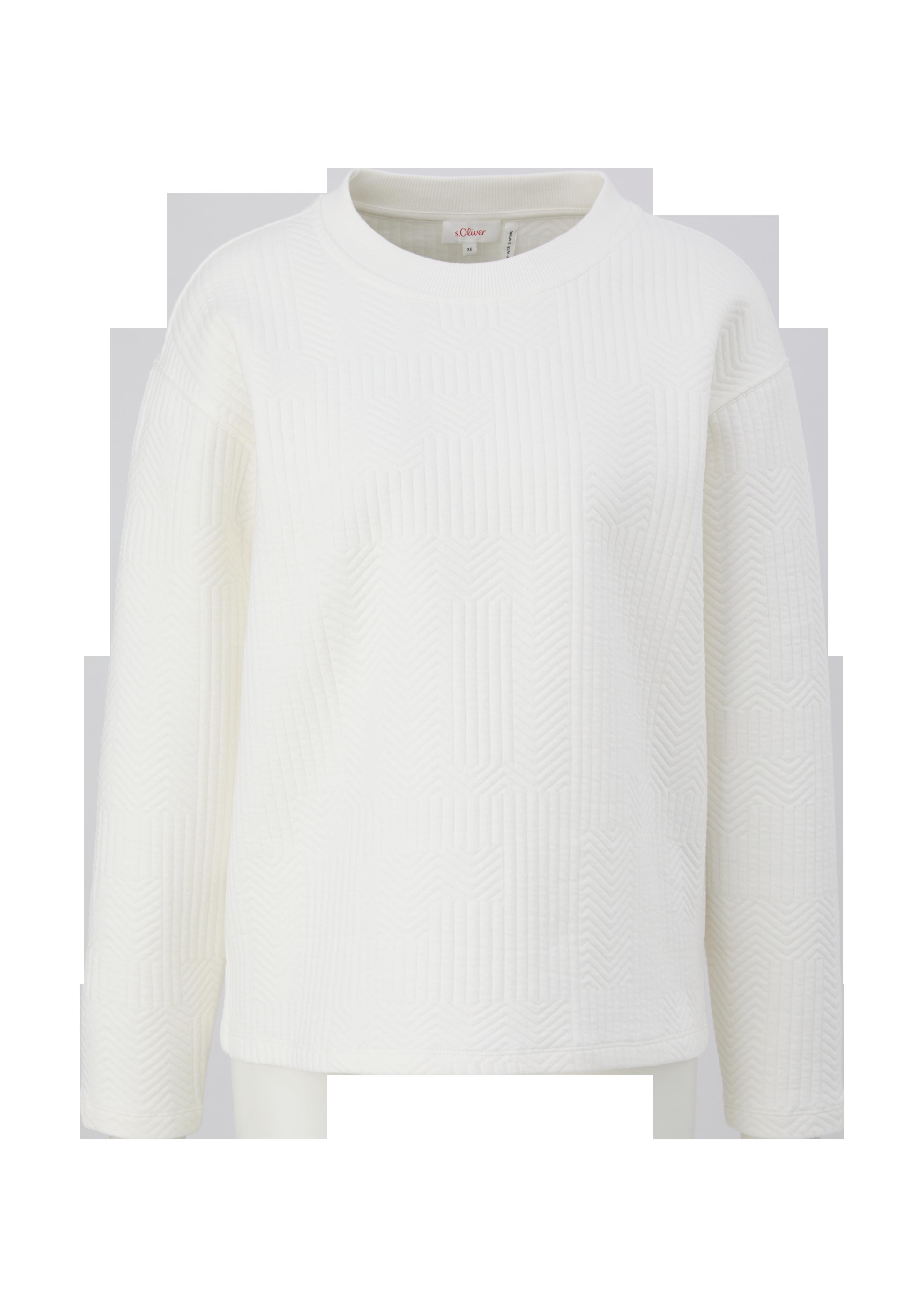 Sweatshirt mit Strukturmuster  2126270-0210