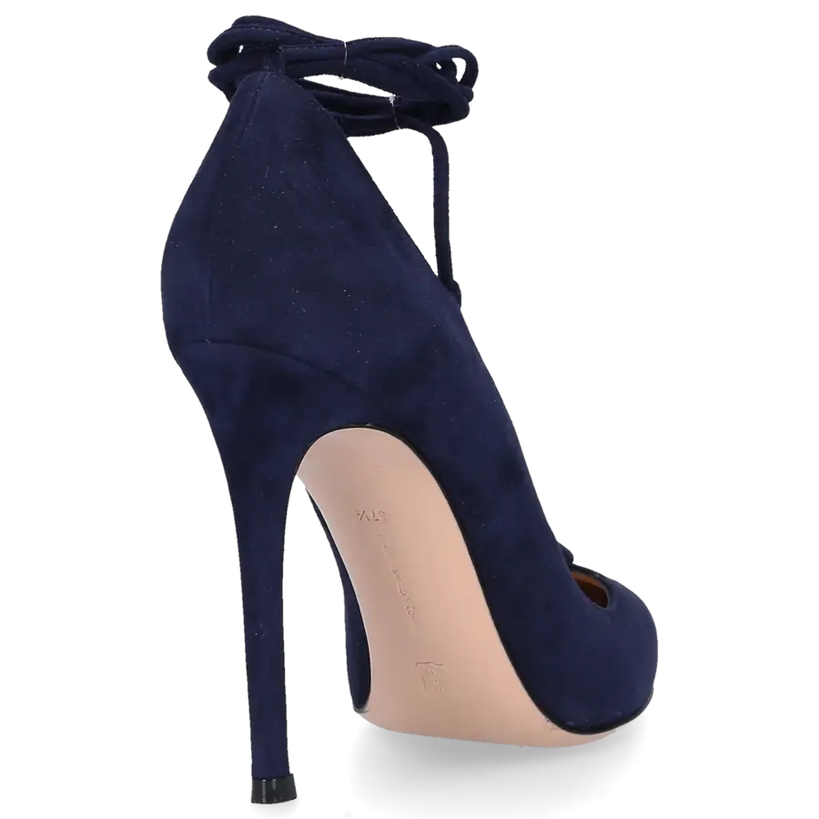 Gianvito Rossi - High Heels Pumps FEMI Veloursleder - blau