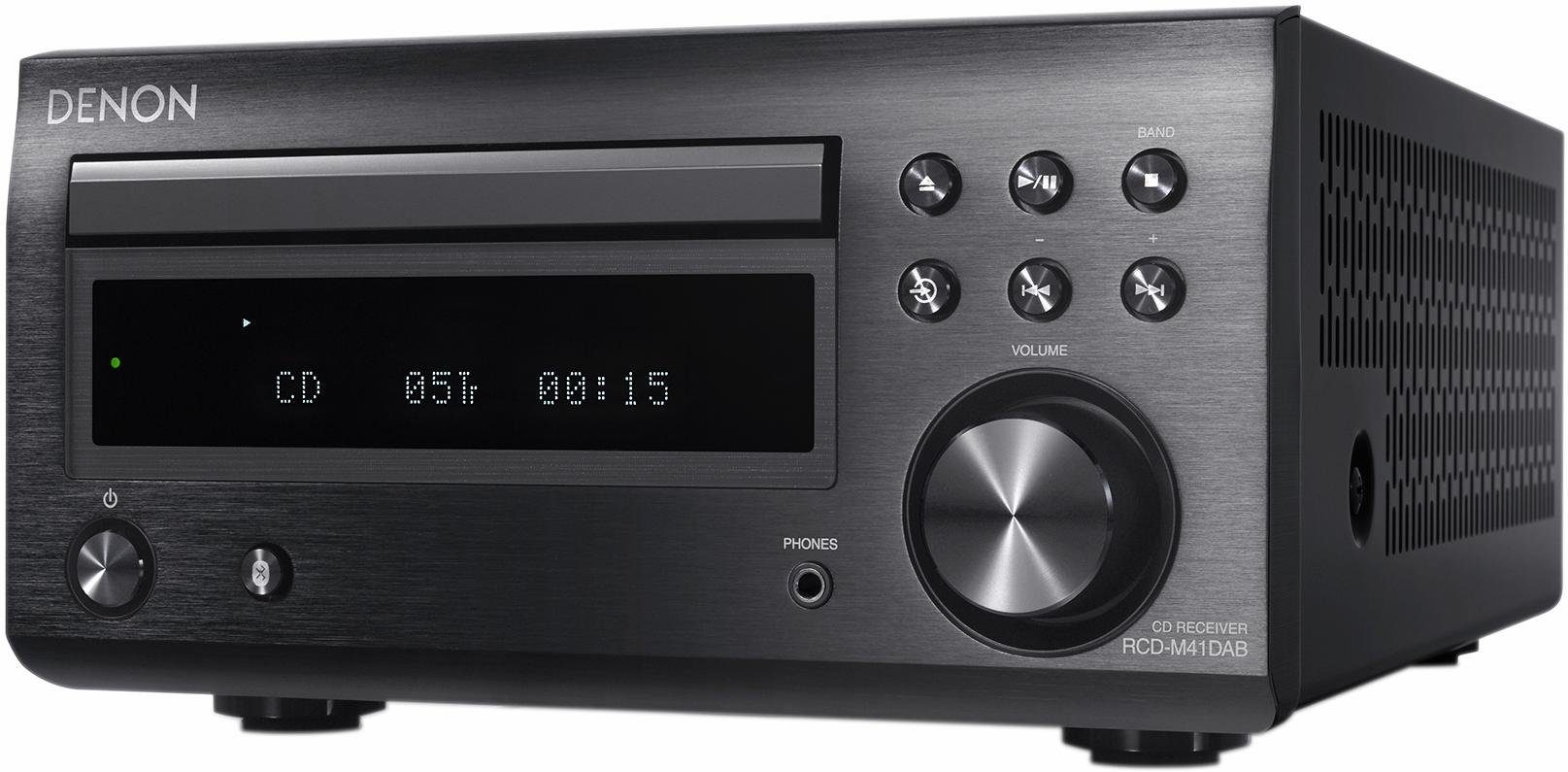 Denon D-M41 Microanlage (Digitalradio (DAB), FM-Tuner mit RDS, 60 W, CD-Player, Bluetooth)