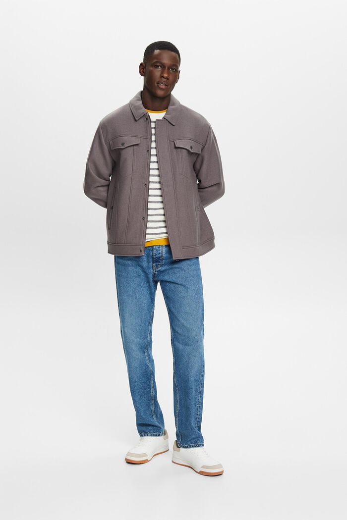 Lockere Retro-Jeans mit mittlerer Bundhöhe