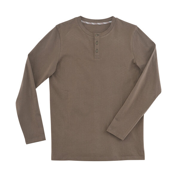 Herren Winter Pyjama, braun