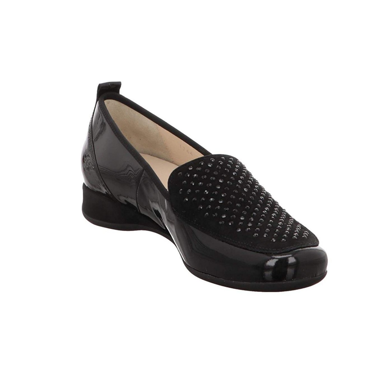 HASSIA Klassische Slipper schwarz