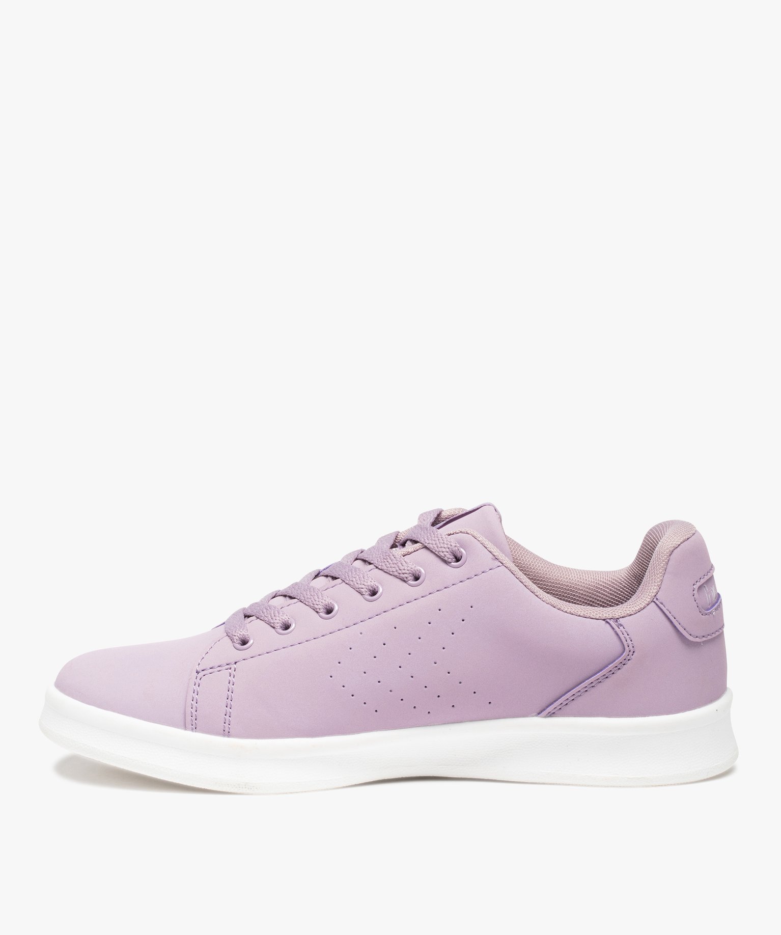 Tennis femme unies à lacets – Hummel Busan violet | GEMO