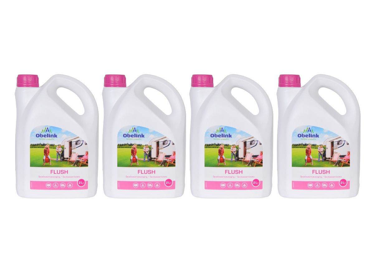 Obelink Flush 4-er Set Spülwasserzusatz
