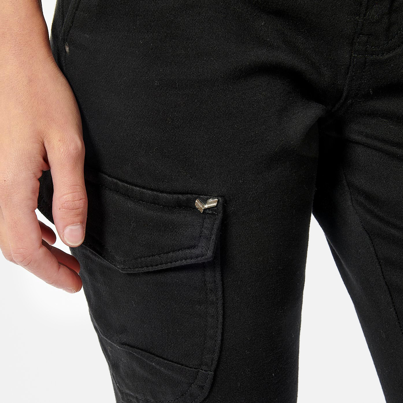 DERA   Jean slim noir femme