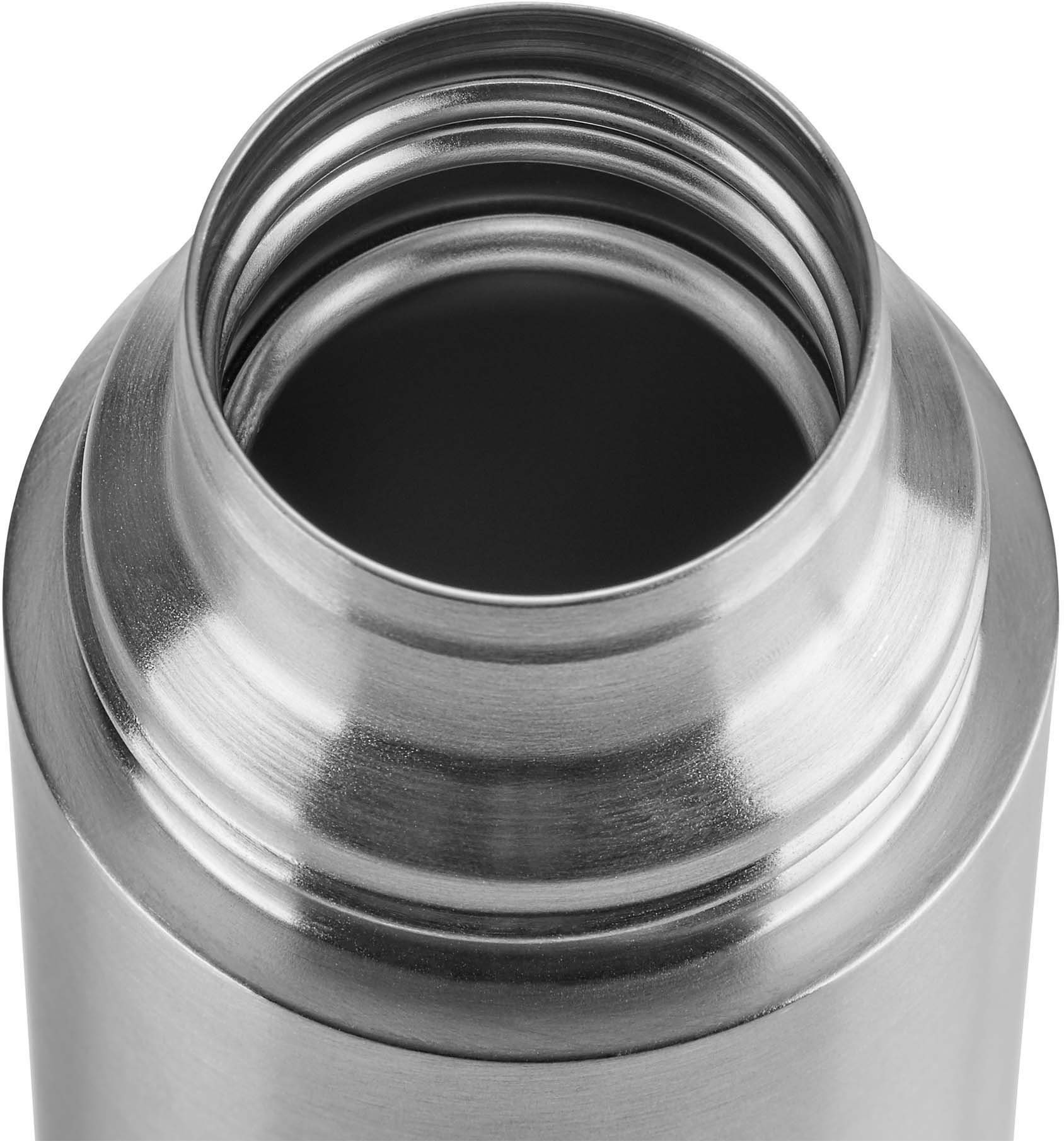 Emsa Isolierflasche Mobilty, Edelstahl schwarz, SAFE LOC-Verschluss, 100% dicht, 12h heiß/24h kalt