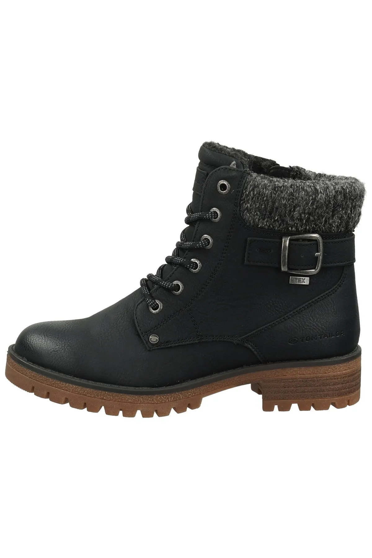 Tom Tailor  Stiefelette - Schwarz - Blockabsatz