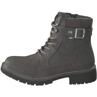 Via della Rosa Schnür Boots in grau