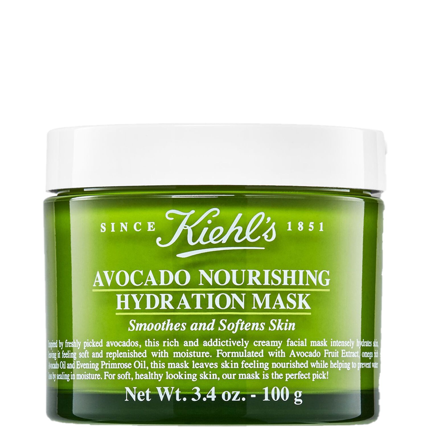 kiehl's Avocado Nourishing Hydration Mask Masque hydratant et nourrissant à l'avocat