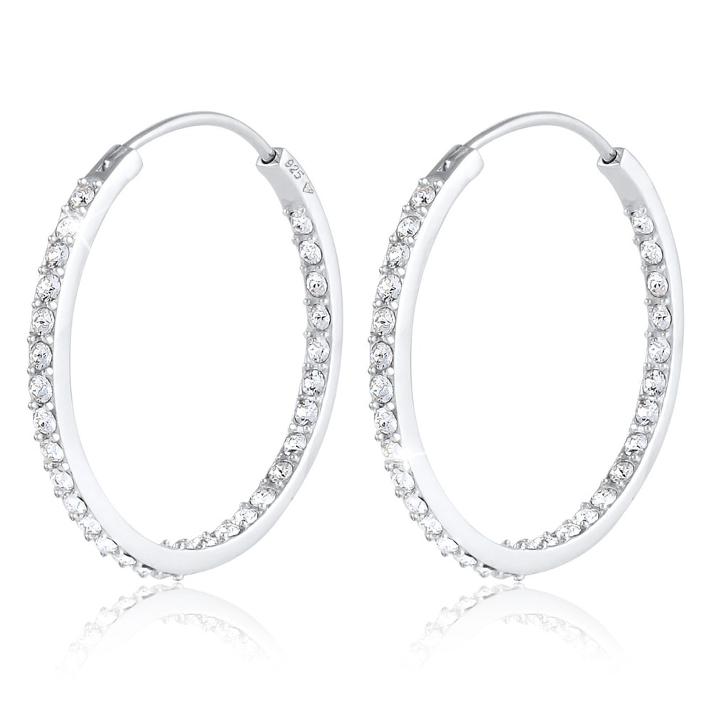 Elli Elli by Julie & Grace Boucles d'Oreilles Creole Boucles d'oreilles Femme - (925/1 Boucles d'oreilles
