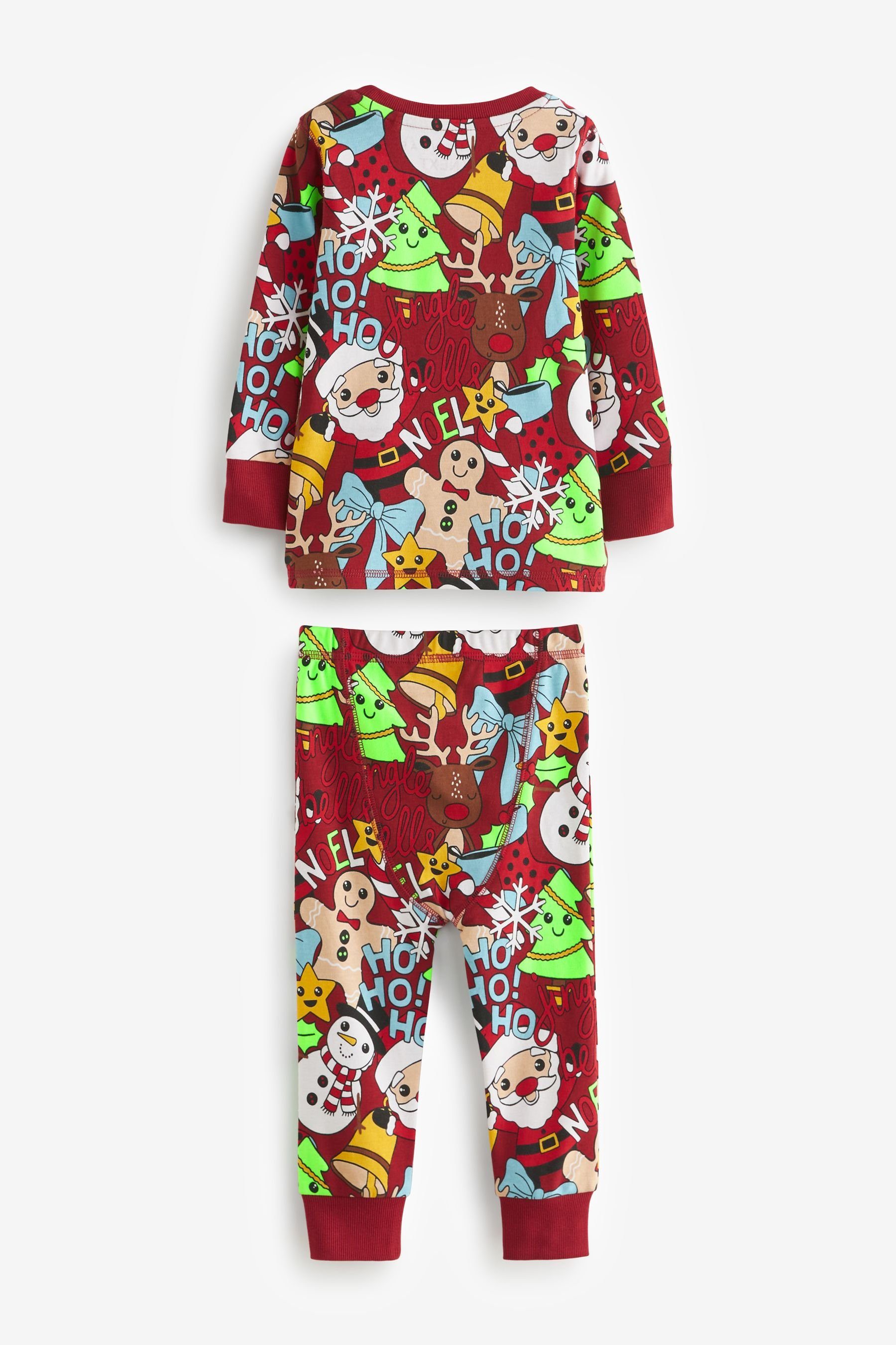 Next Pyjama Kuscheliger Schlafanzug mit Weihnachtsmotiv (2 tlg)