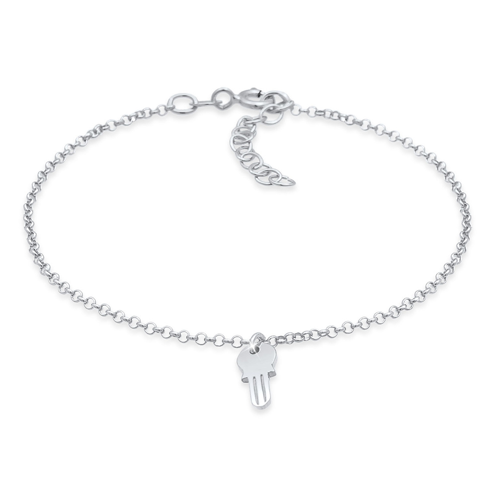Elli Elli Bracelet Attache-clef pour dames Love Filigree ajustable en argent sterling  Bracelet
