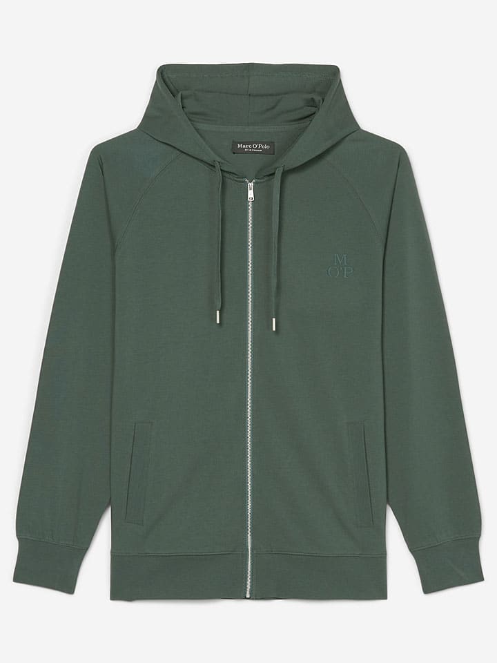 Marc O´Polo Bodywear Sweatjacke in Grün günstig kaufen