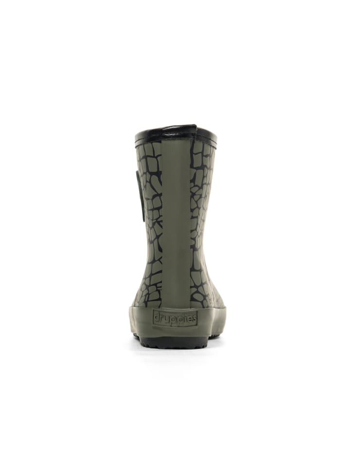 druppies Kinderstiefel Nature Krokodil in oliv/schwarz günstig kaufen