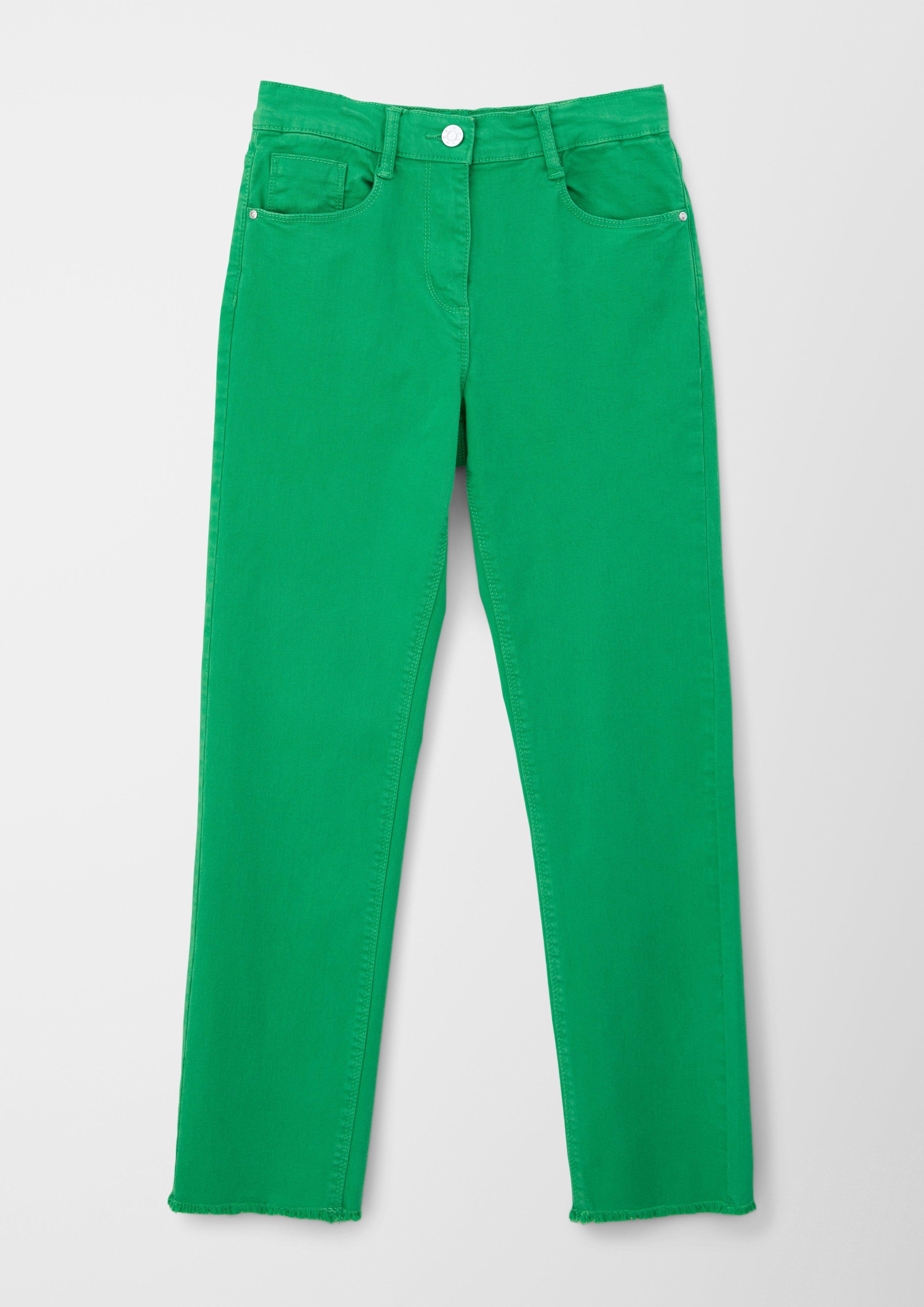 Cropped-Jeans / Regular Fit / Mid Rise / Straight Leg  2130157-7590