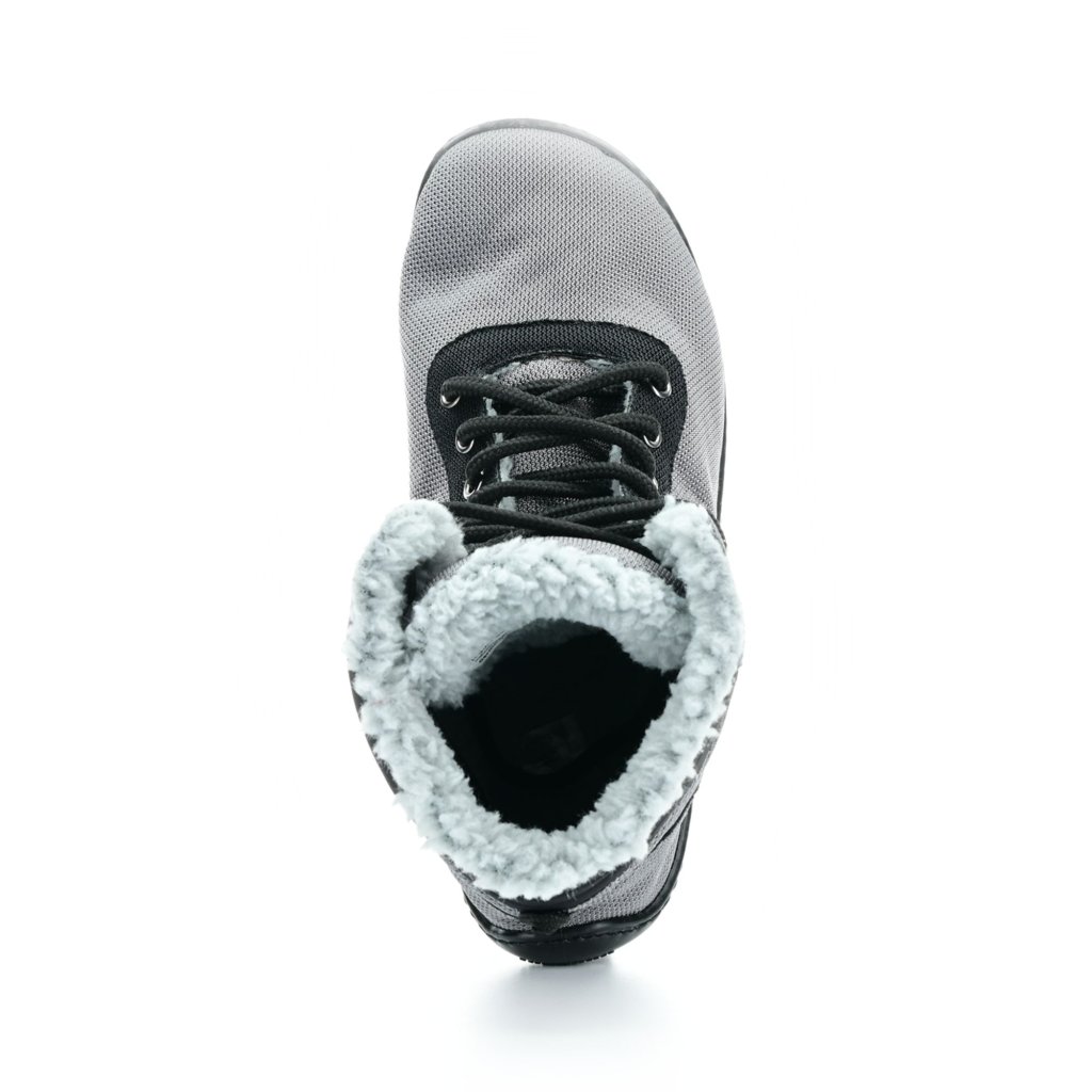Leguano Kosmo Anthrazit Winterbarfußschuhe