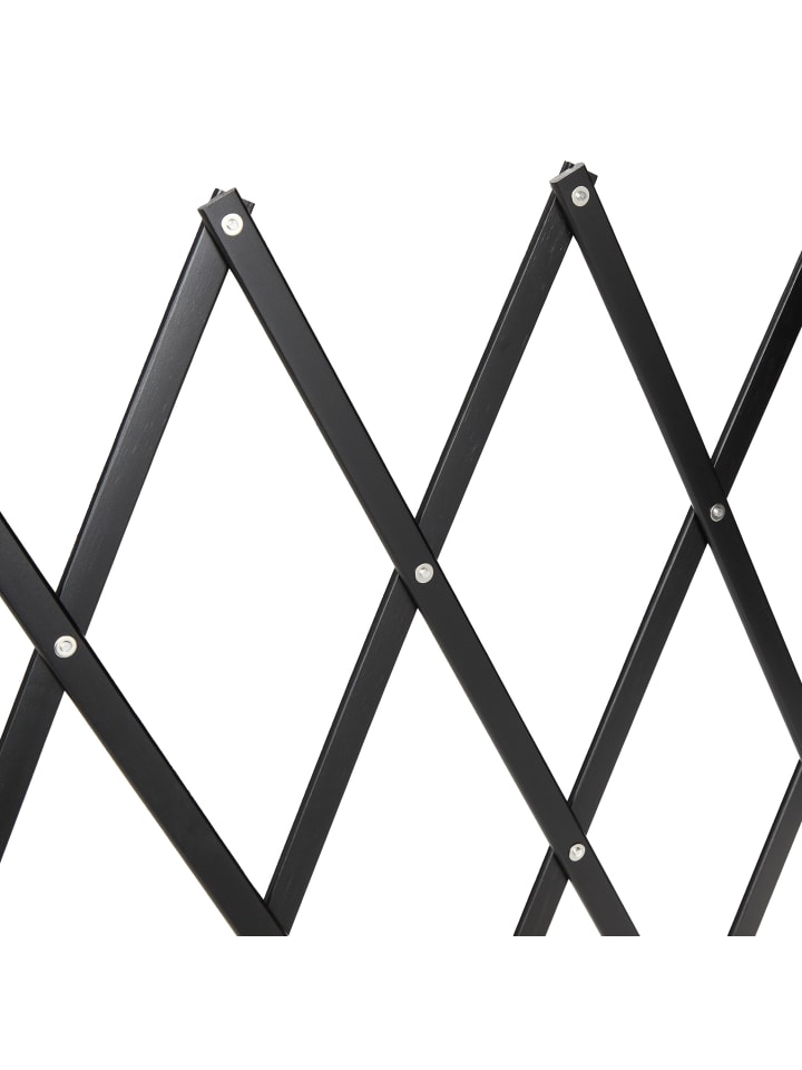 relaxdays Hundeabsperrgitter in Schwarz - (B)118 x (H)69 cm günstig kaufen onesize