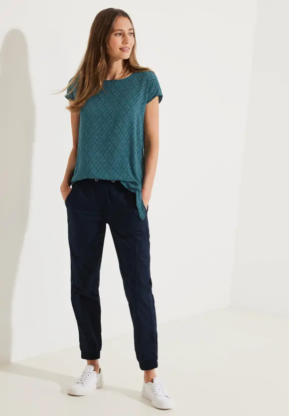 CECIL Bluse mit Knotendetail