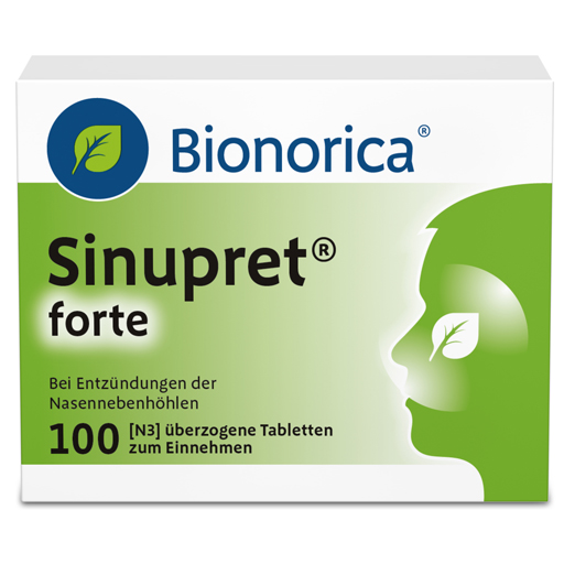SINUPRET forte überzogene Tabletten  100 St  Tabletten, überzogen