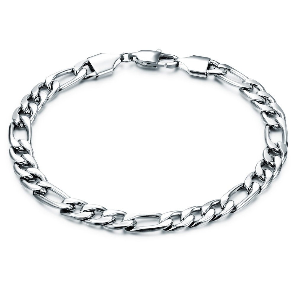 True Rebels Bracelet en acier inoxydable Acier inoxydable en Argent Bracelet
