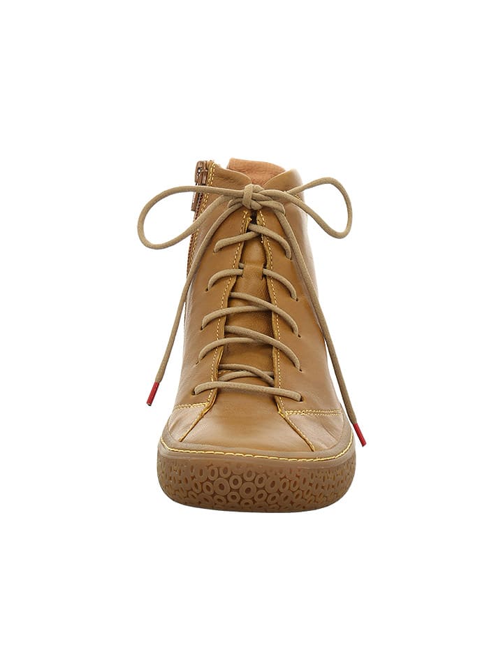Think! Leder-Boots in Hellbraun günstig kaufen