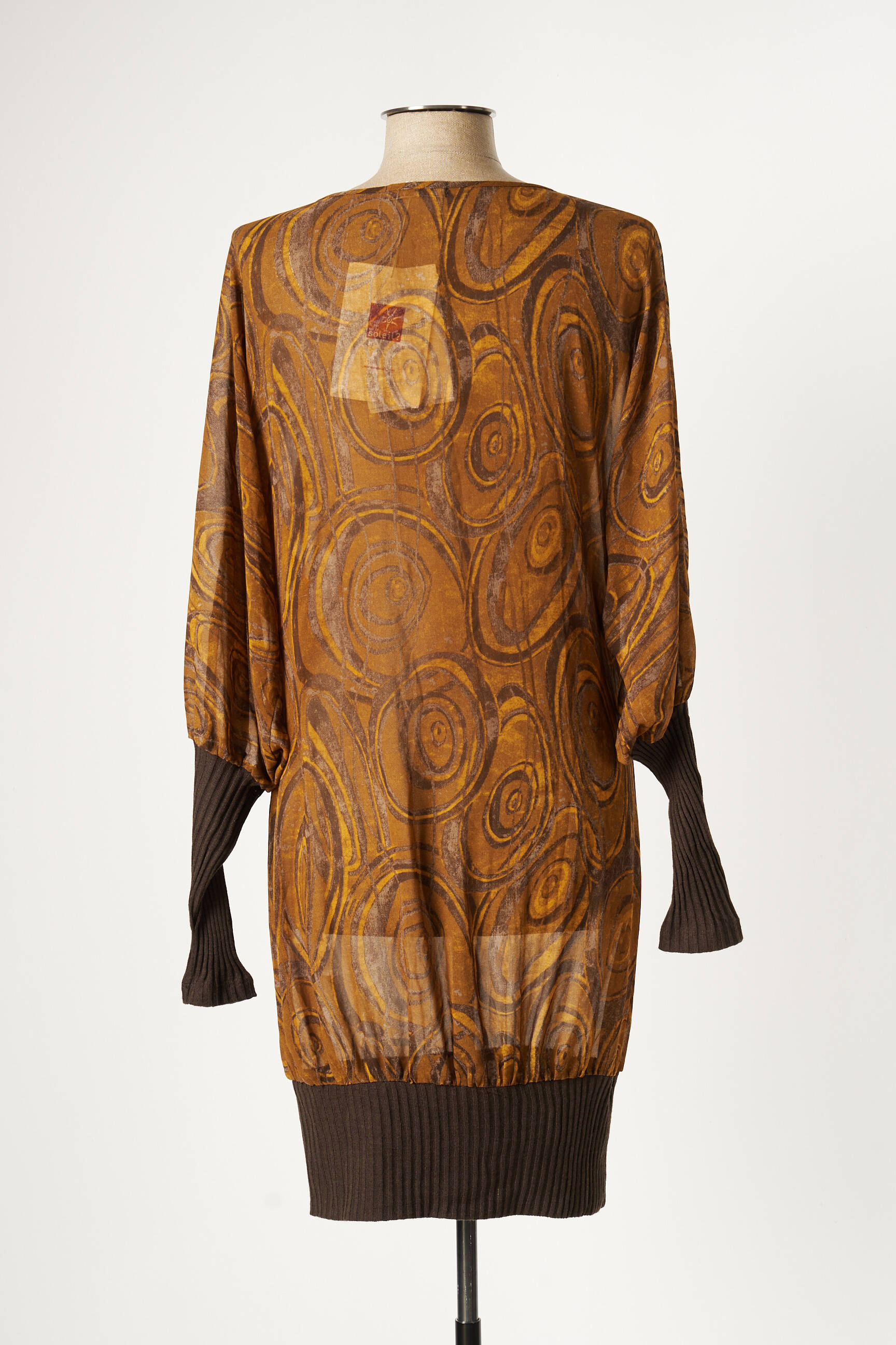 Mais Il Est Ou Le Soleil Tuniquemanchelongue Femme couleur marron