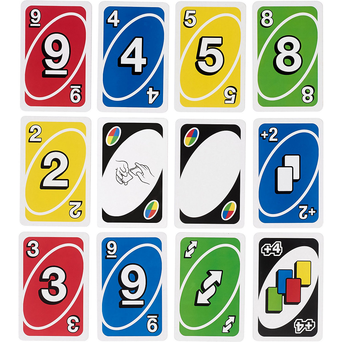Mattel Games UNO Kartenspiel, Gesellschaftsspiel, Familienspiel, Kinderspiel