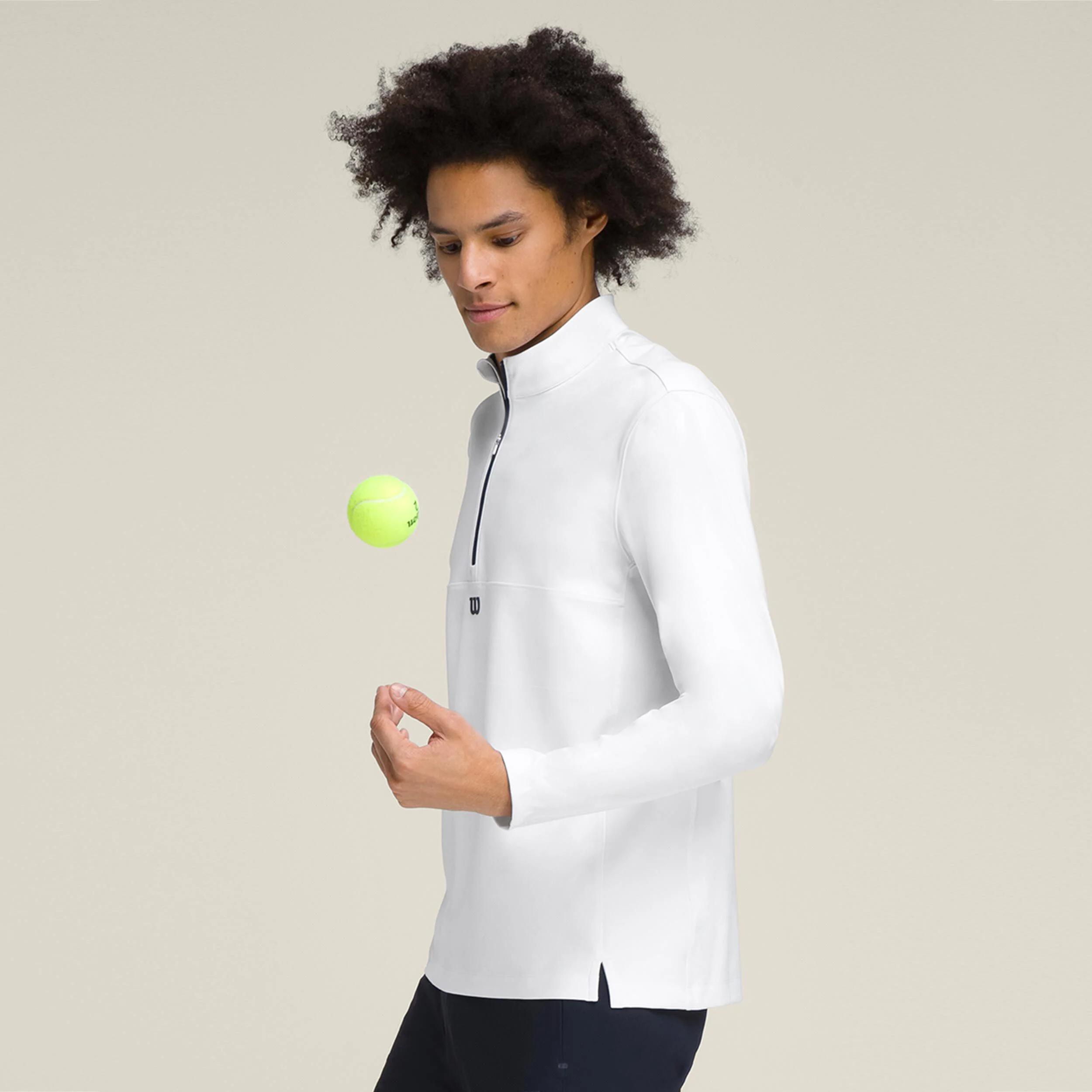 Elevate Performance 1/2 Zip Sweatshirt Herren - Weiß