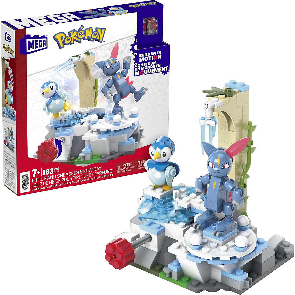 MEGA Pokémon Plinfas und Sniebels Schneetag