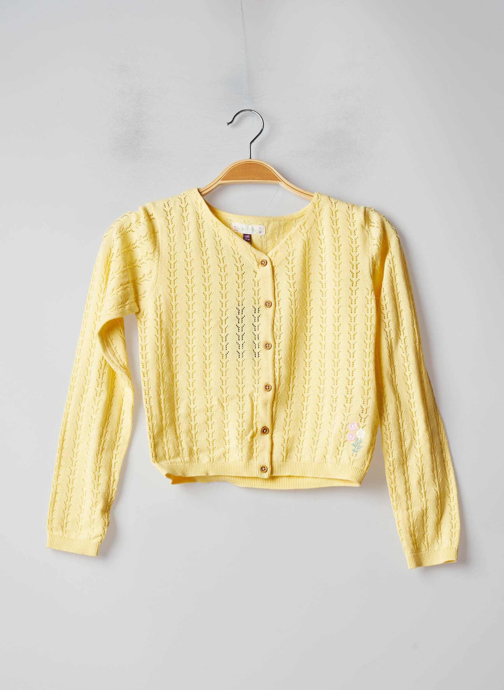 Sergent Major Cardigans Fille couleur jaune