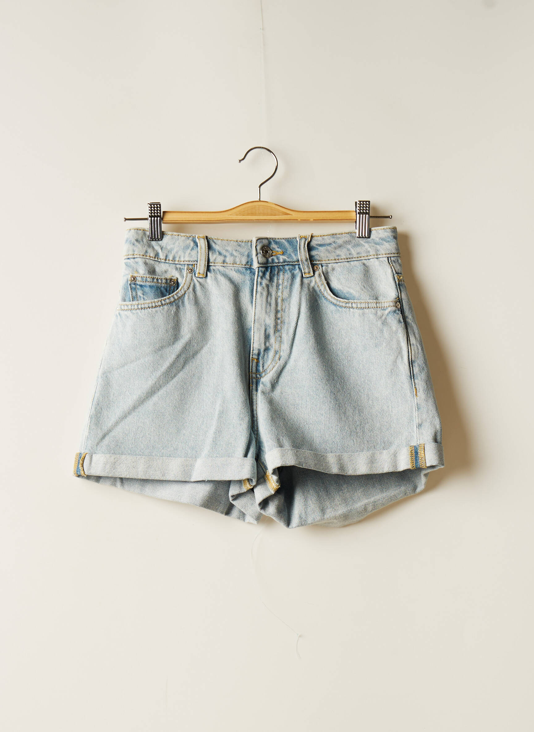 Mango Shorts 1 Femme couleur bleu
