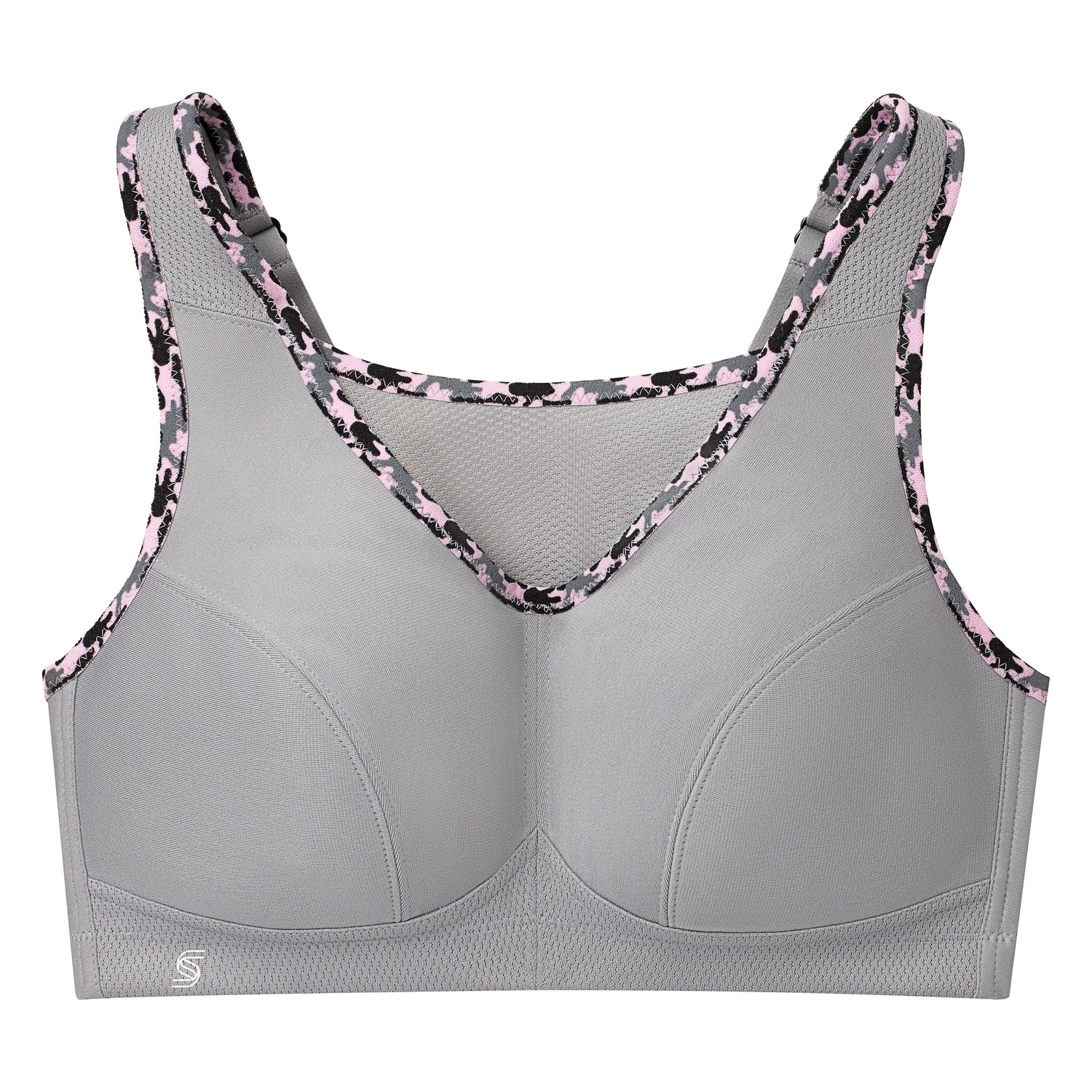Sport-Bustier mit bestem Halt - Grau