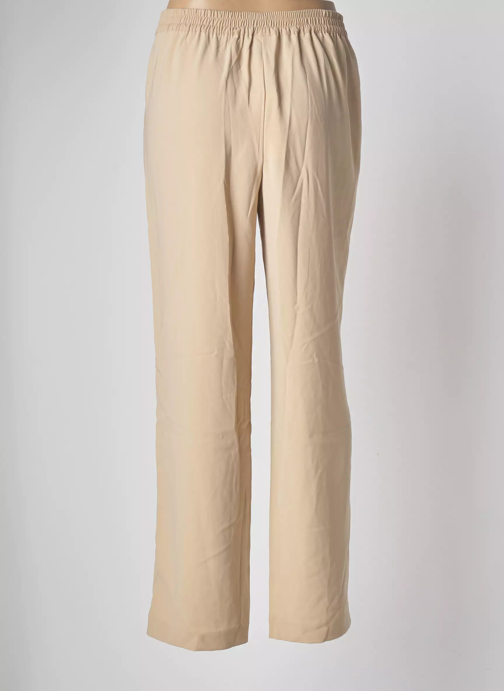 Vila Pantalons Larges Femme couleur beige