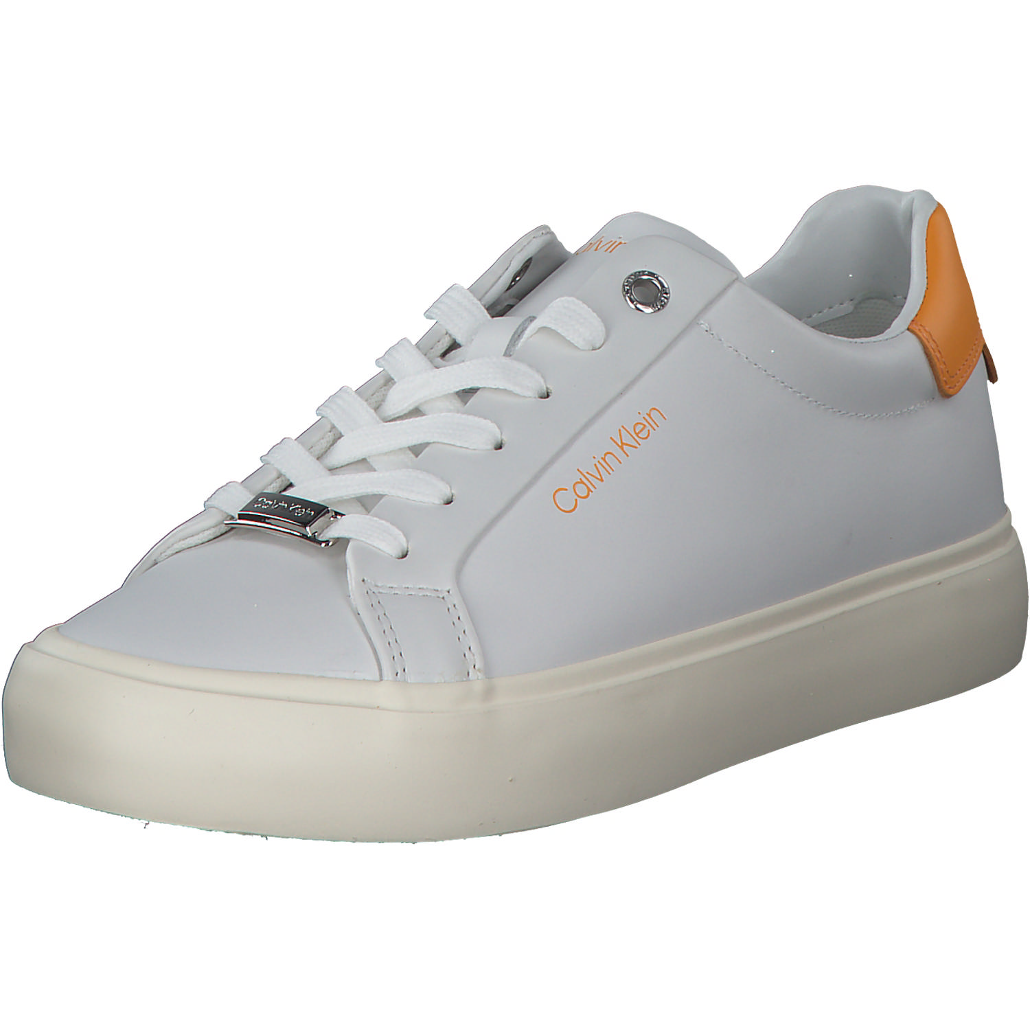 Calvin Klein HW0HW00839, Sneakers Low, Damen, Weiß