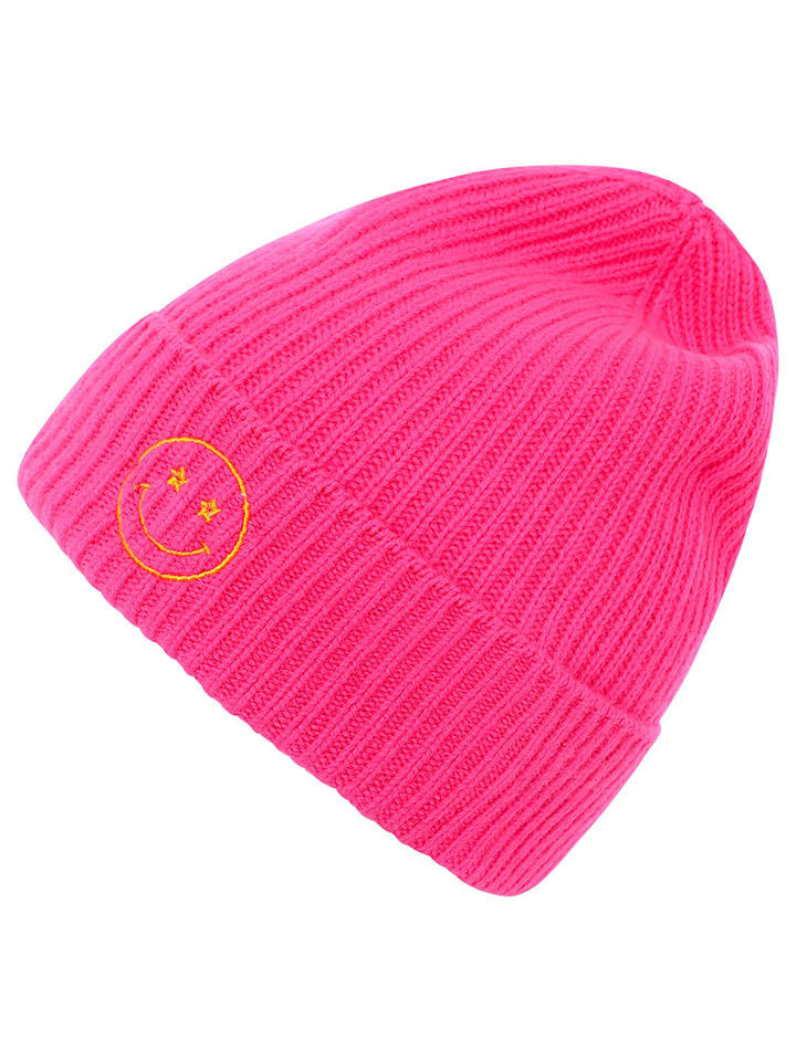 Zwillingsherz Kaschmir-Beanie in Pink günstig kaufen onesize