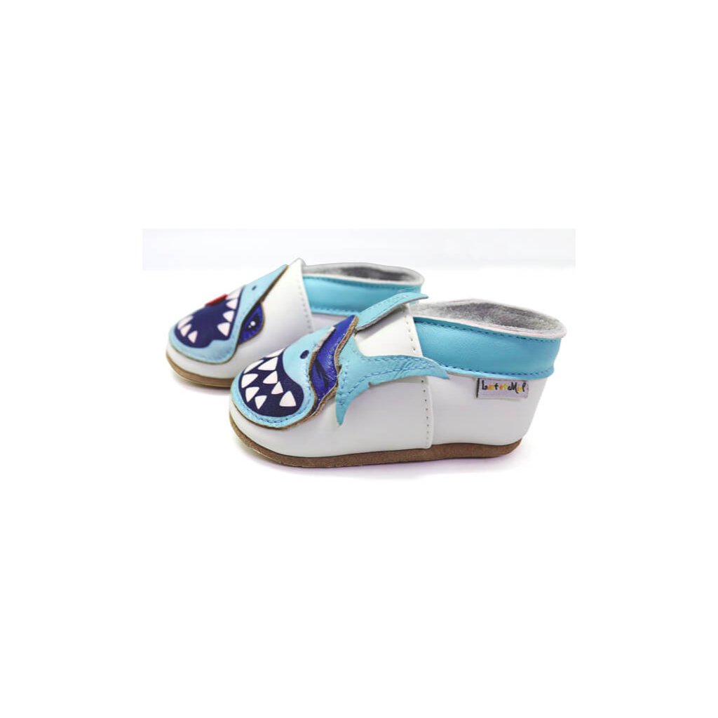 Lait et Miel Requin Krabbelschuhe mit Hai