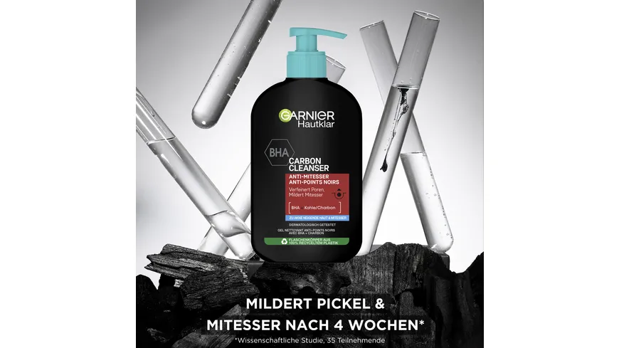 Garnier Hautklar Carbon Cleanser 250 ml