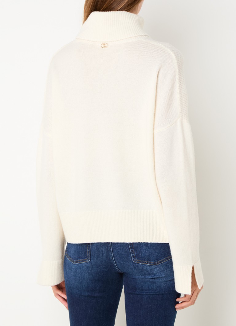 Liu Jo Oversized fine-knit wool turtleneck sweater