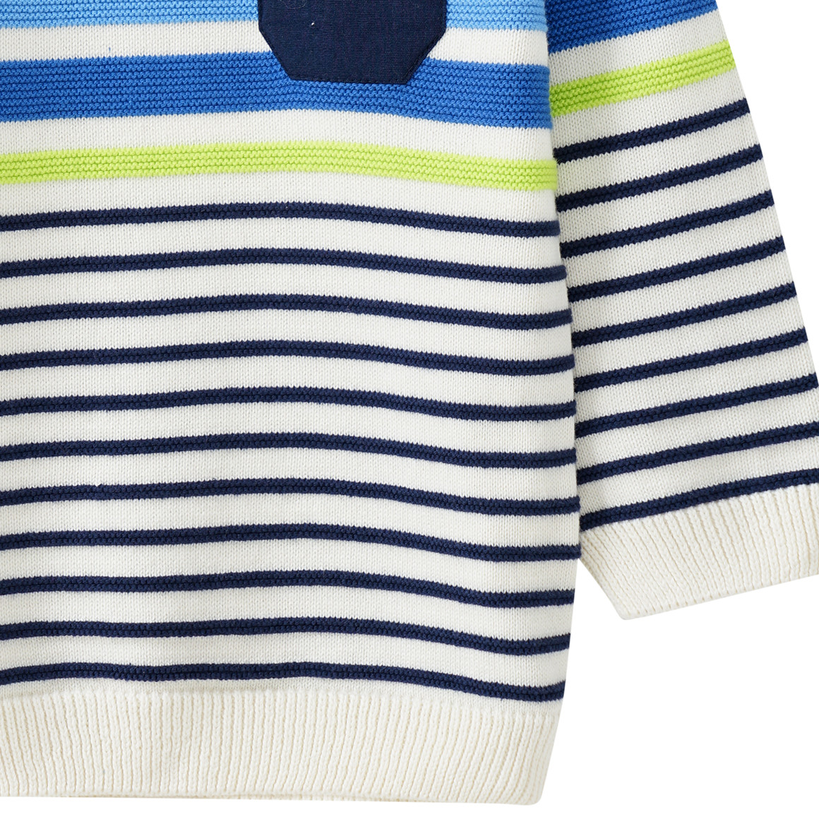 Baby Strickpullover mit Ringeln