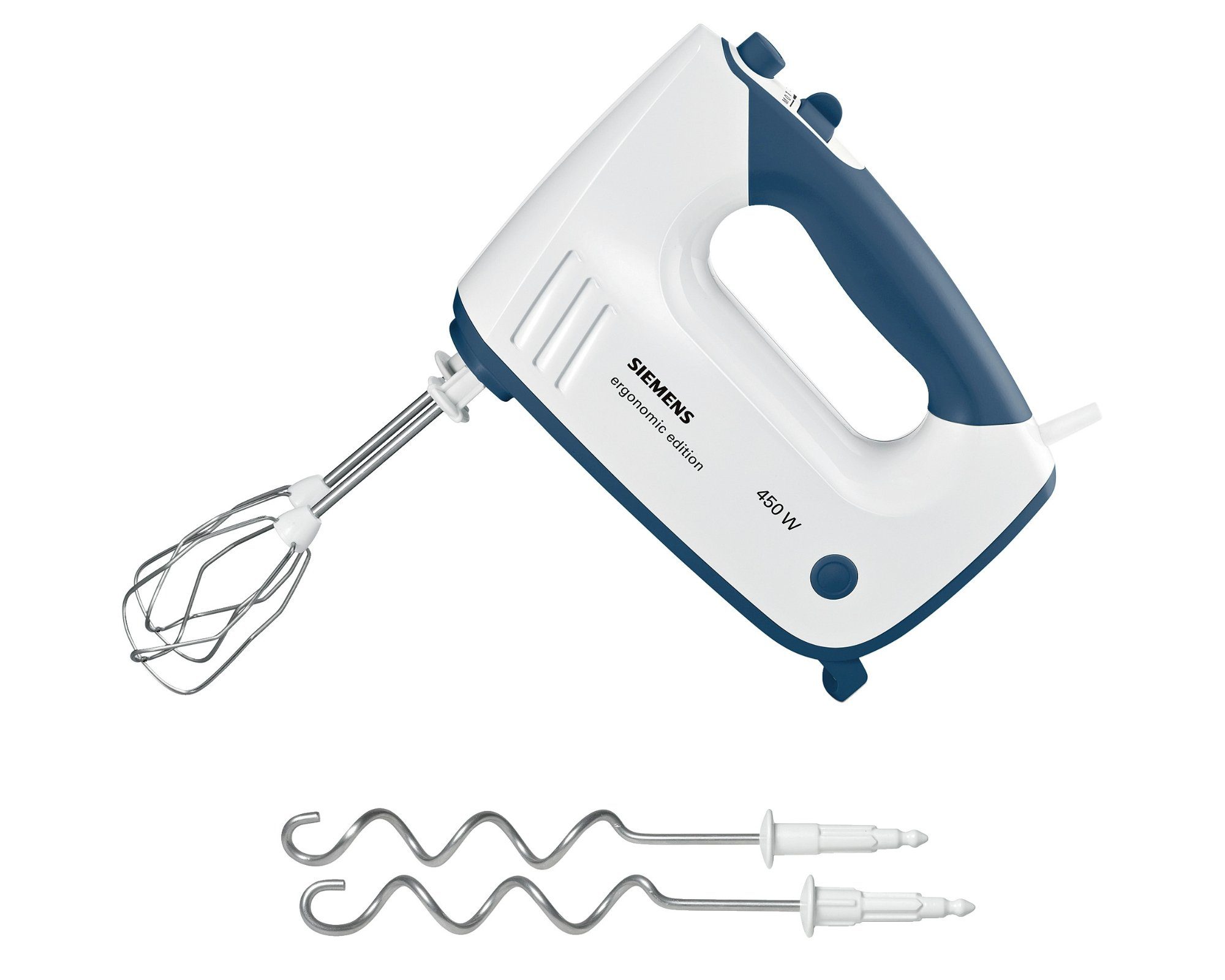 SIEMENS Handmixer MQ96400, 450,00 W, ergonomisches Design, Soft-Touch-Oberfläche