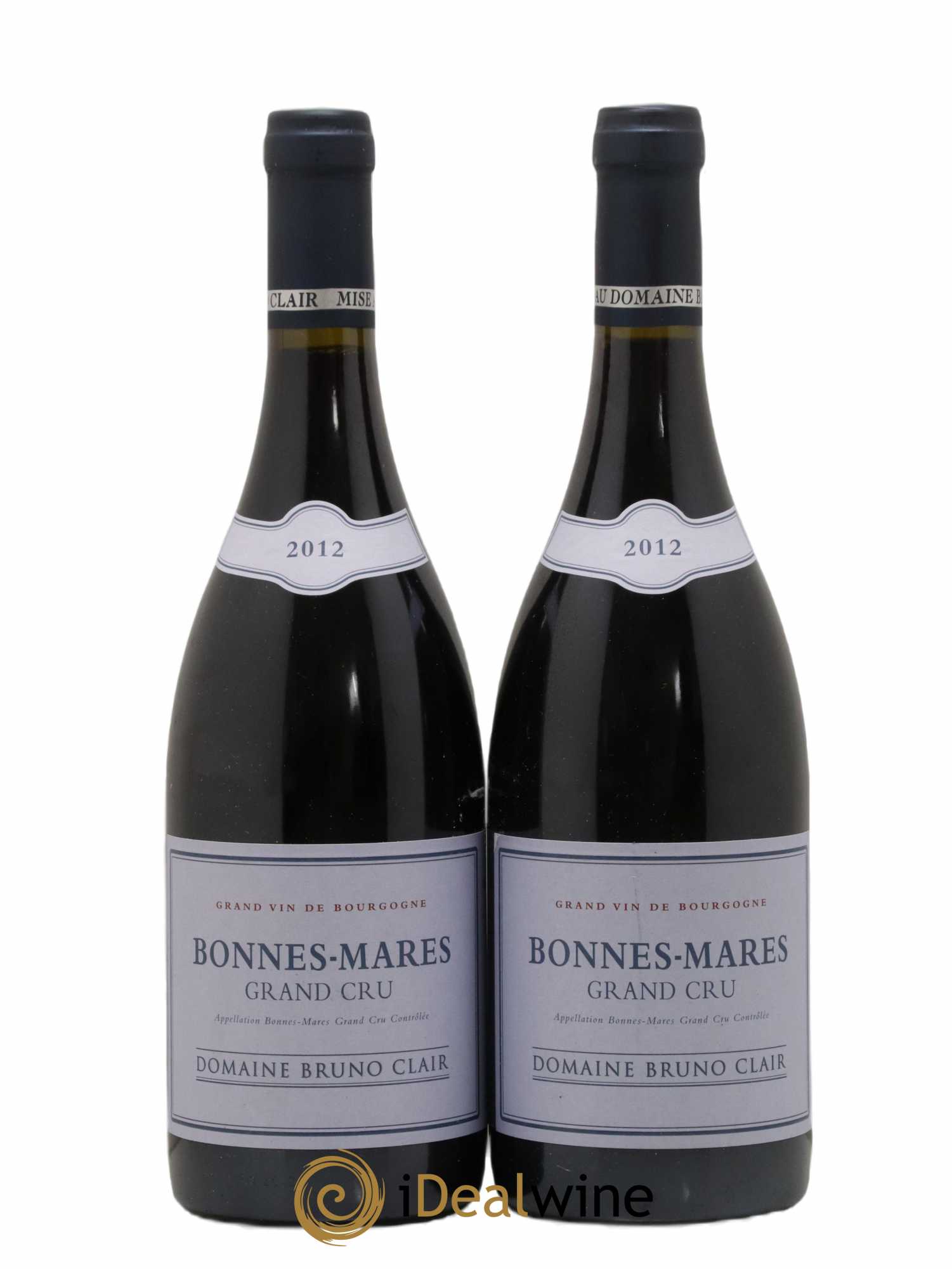 Bonnes-Mares Grand Cru Bruno Clair (Domaine)  2012 - Lot de 2 Bouteilles