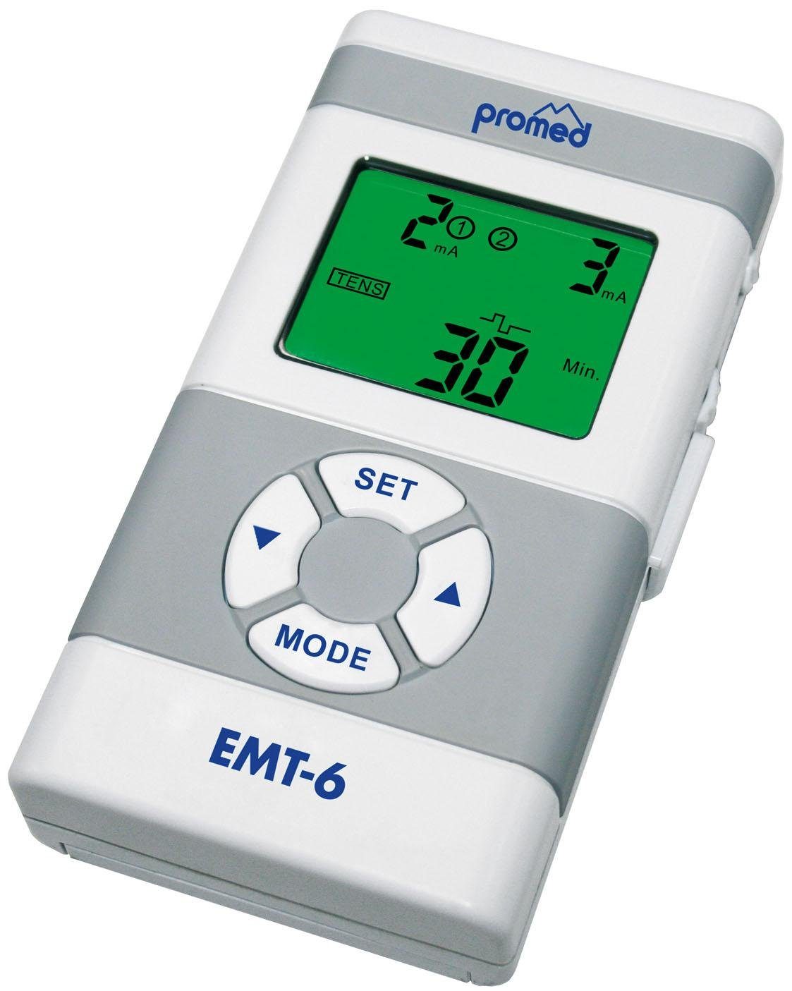 promed TENS-EMS-Gerät ETM 6, Kombigerät Schmerztherapie & Muskelstimulation