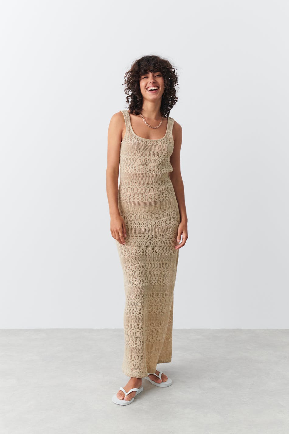 Maxi crochet dress