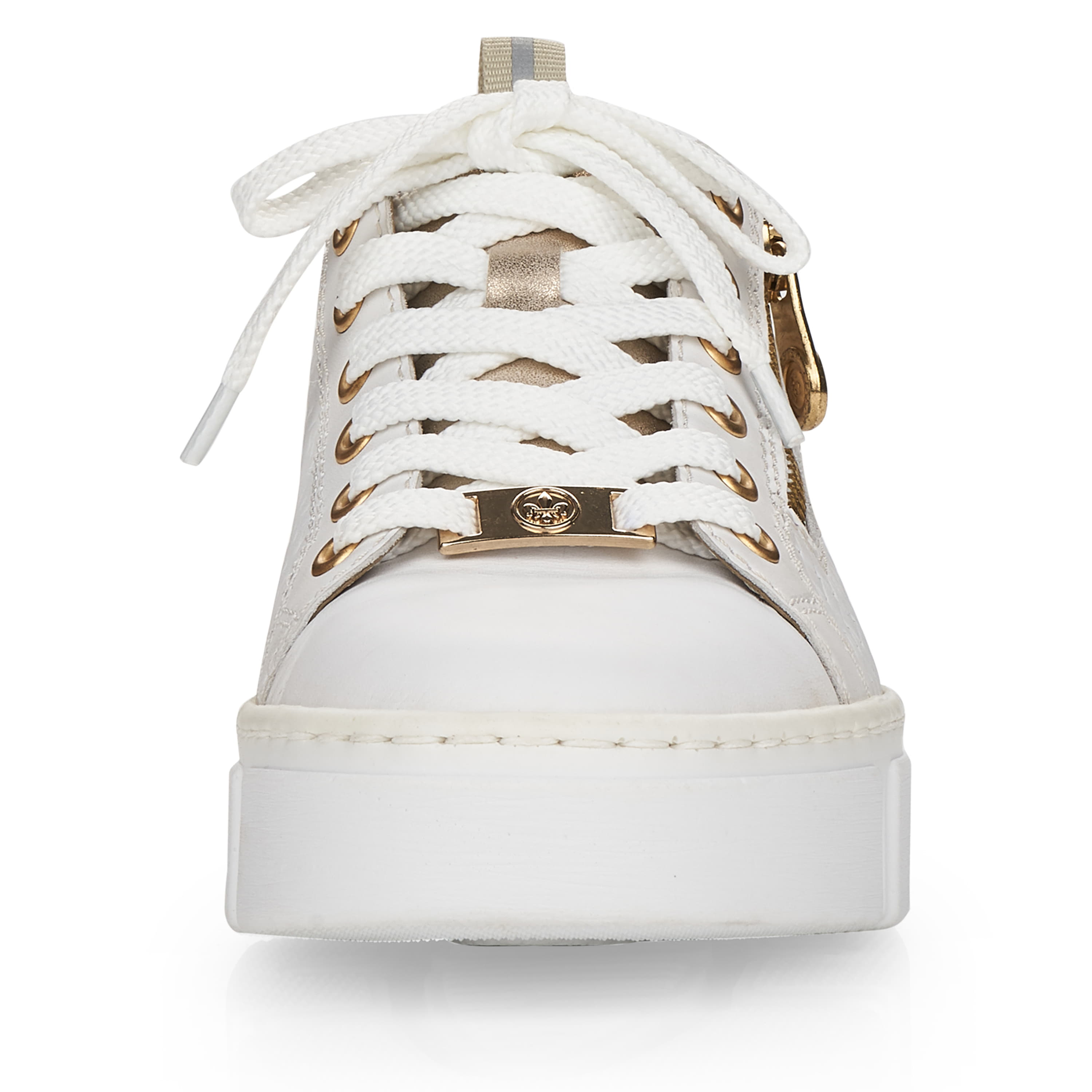 Rieker Damen Sneaker Low perlweiß