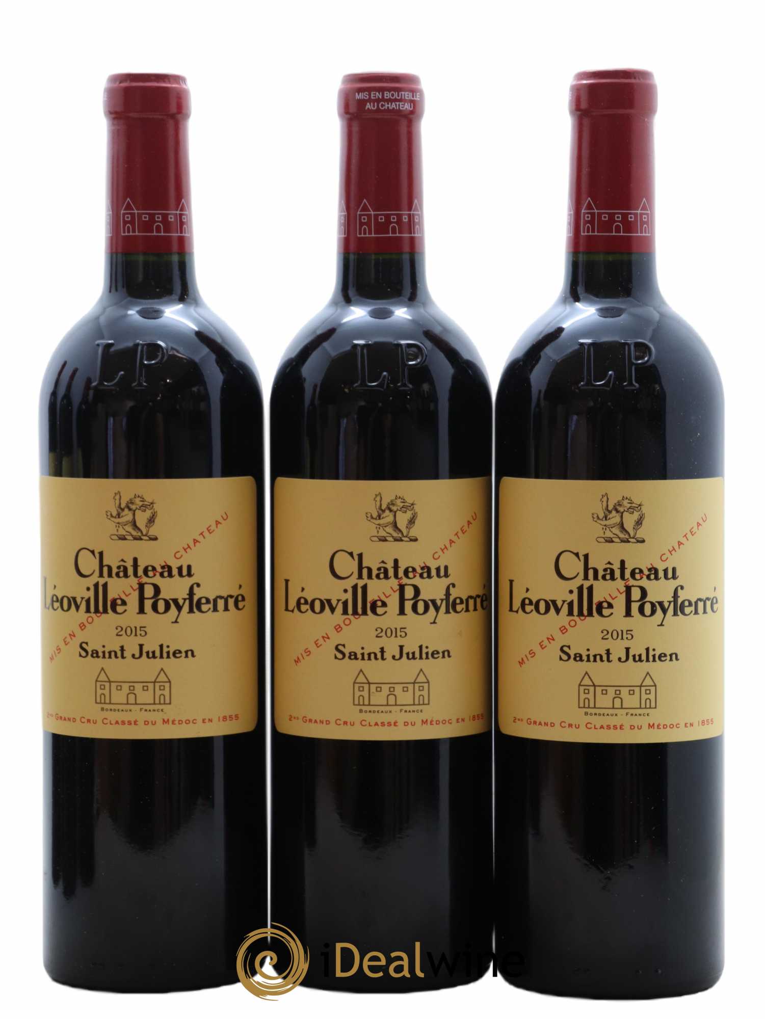 Château Léoville Poyferré 2ème Grand Cru Classé  2015 - Lot de 6 Bouteilles