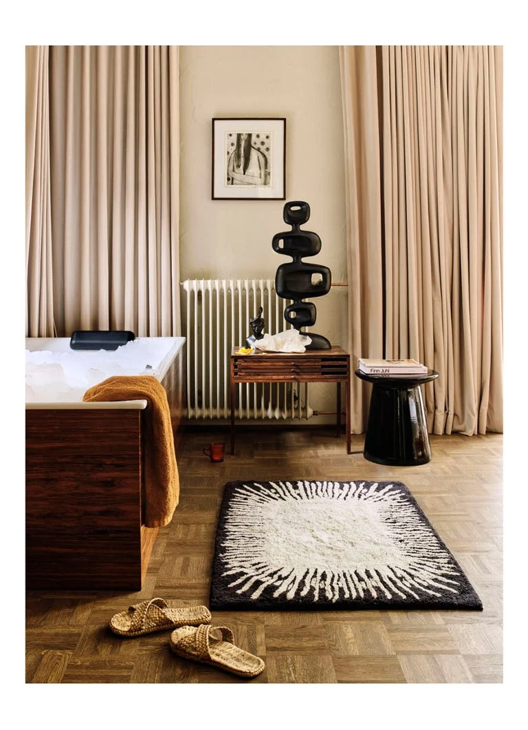 Tapis de bain monochrome HKliving 75 x 120 cm